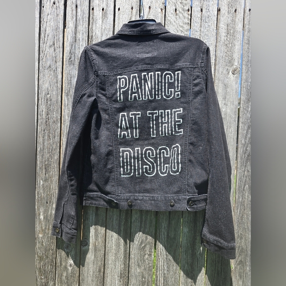 Jackets & Blazers - Black Panic At The Disco Denim Jacket